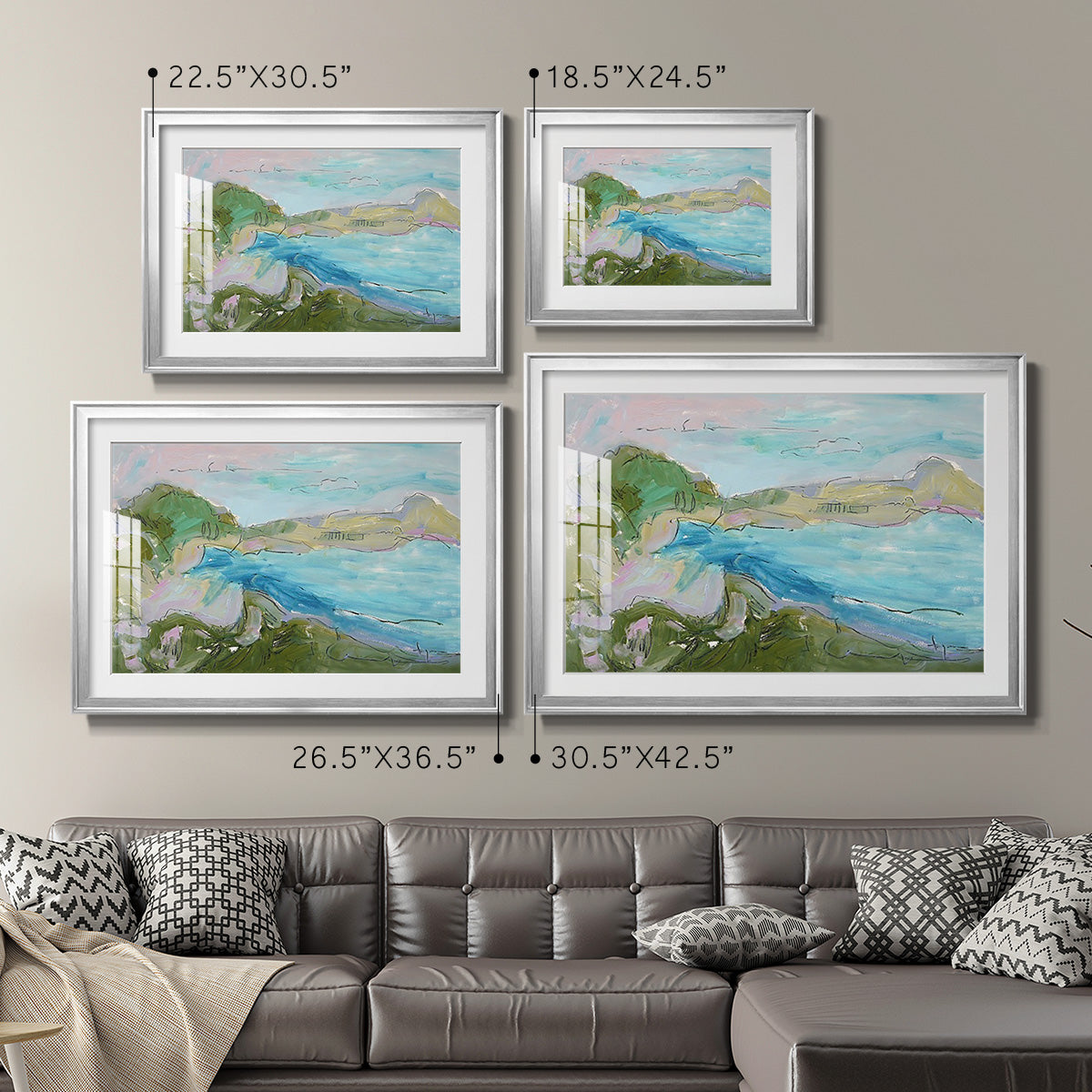 Landing Strip Premium Framed Print - Ready to Hang