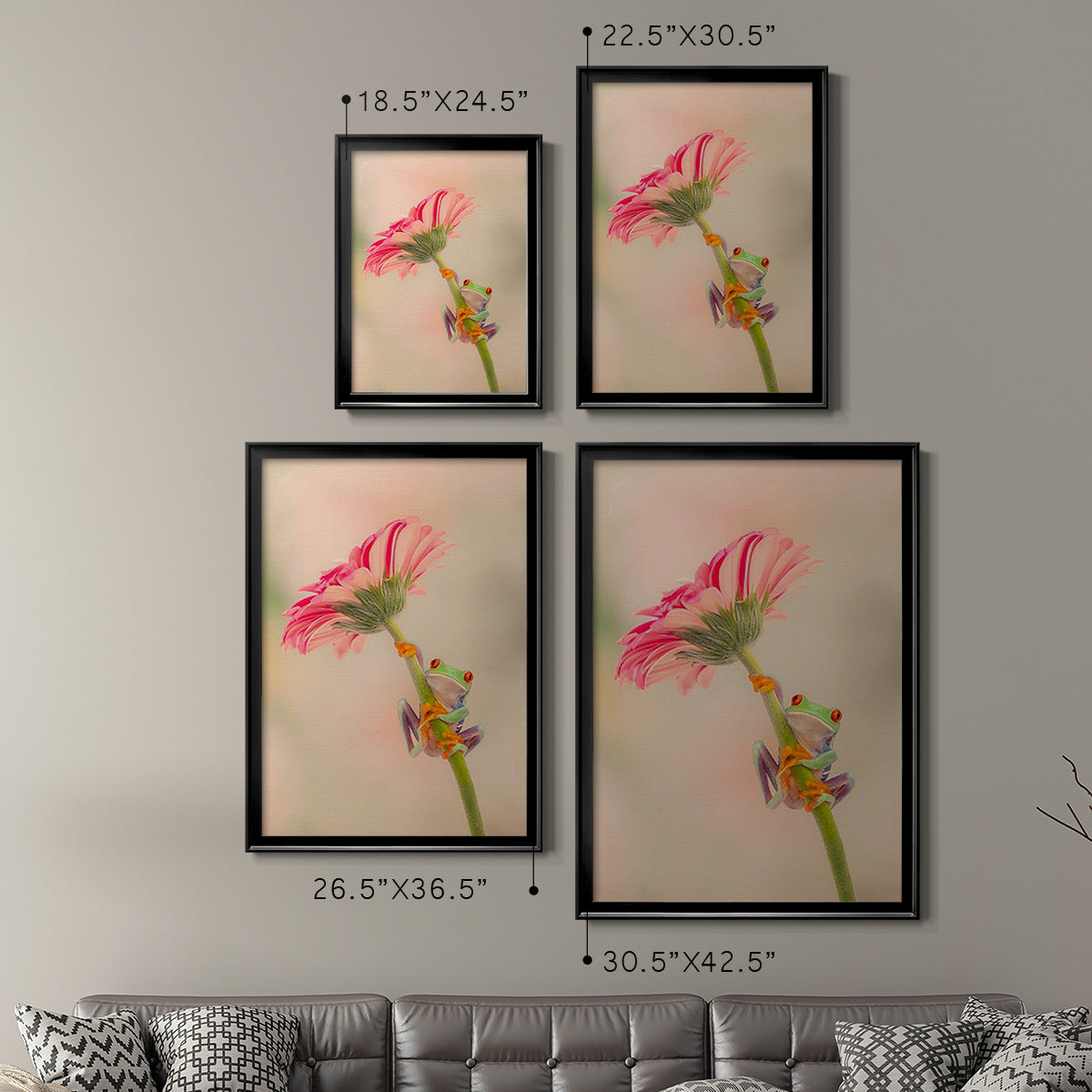 Hanging On I - Modern Framed Canvas Print