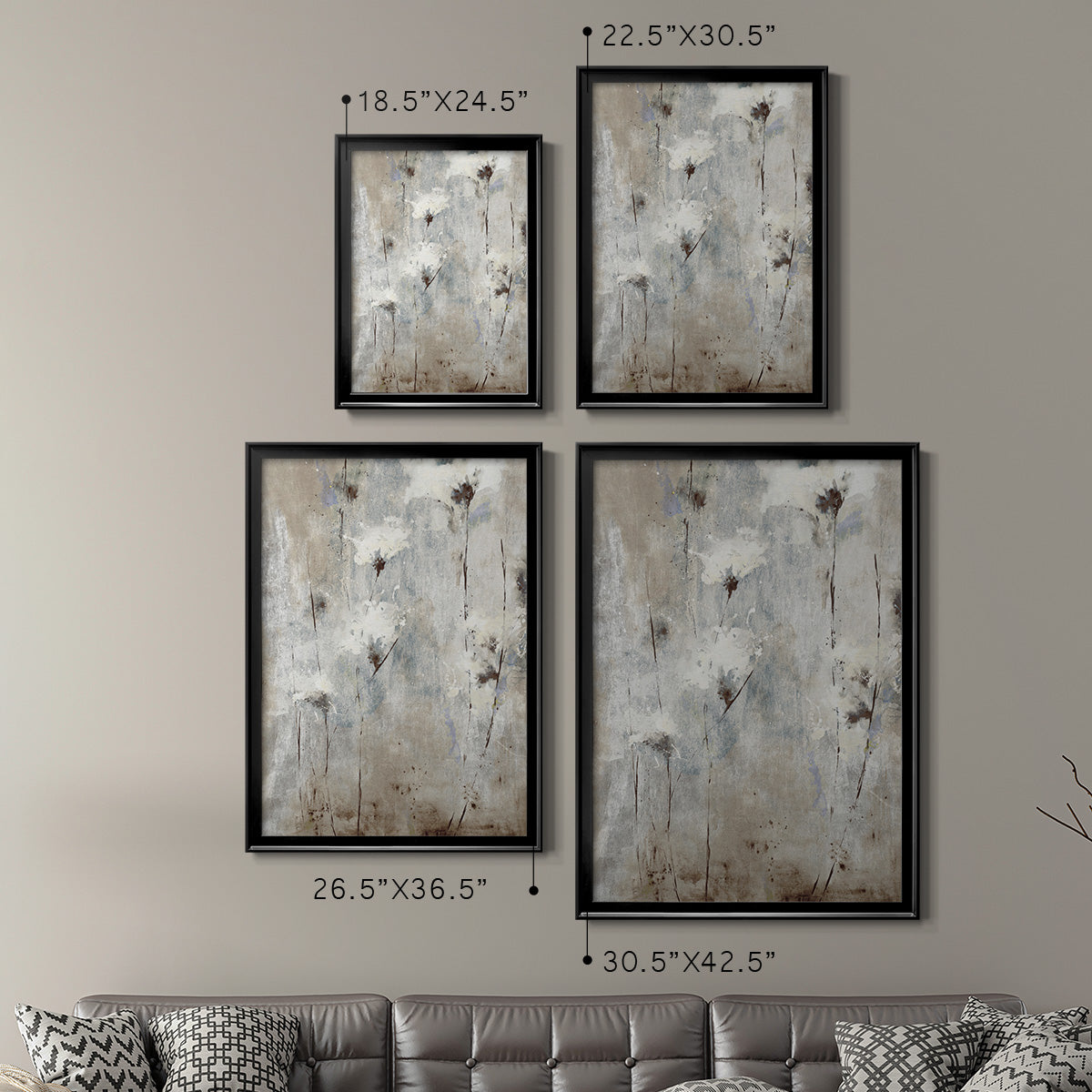 Here Today, Gone Tomorrow - Modern Framed Canvas Print