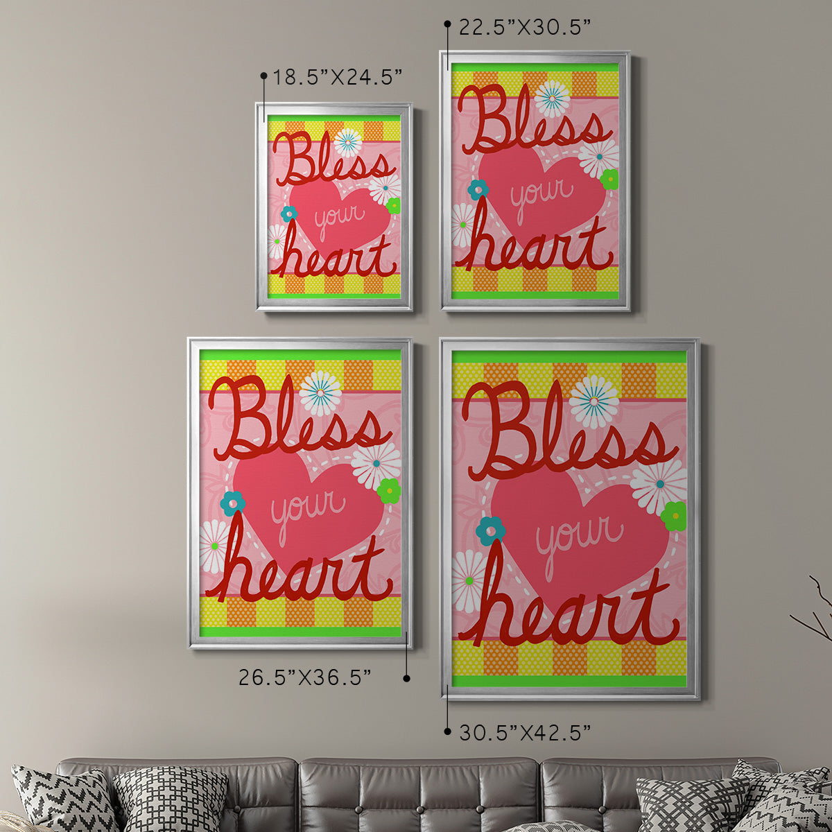 Southern Sayings I - Modern Framed Canvas Print
