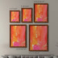Size comparison chart for a set of two maple barnwood framed canvas prints.