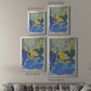 Lake Como Garden - Modern Framed Canvas Print