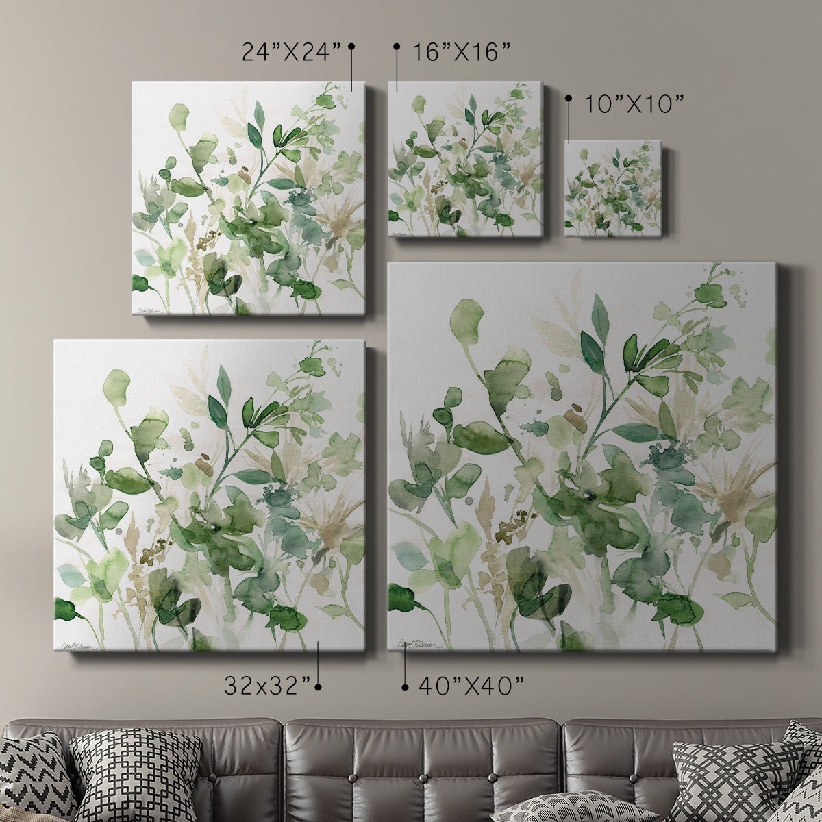 Sage Garden I - Canvas Art Print