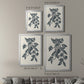 Growing Leaves II - Modern Framed Canvas Print