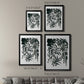 Ink Jungle I - Modern Framed Canvas Print