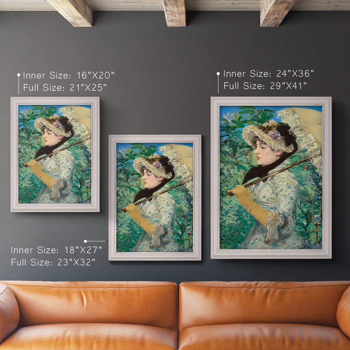 Spring - Ornate Framed Canvas Print