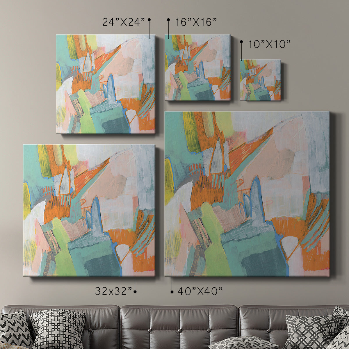 Candied Sherbet II - Canvas Art Print