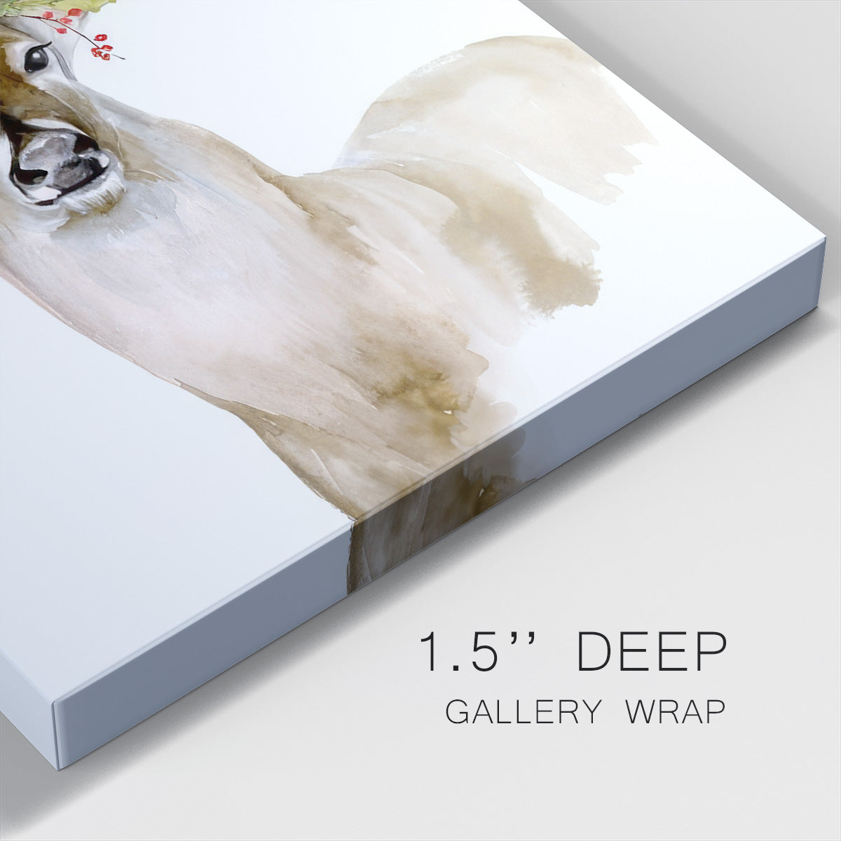 Holiday Deer I - Gallery Wrapped Canvas