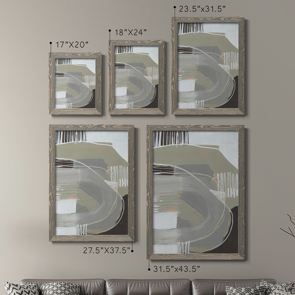 Arching Neutrals I - Premium Framed Canvas - Ready to Hang