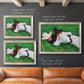 Impressionist outdoor portrait of two girls by John Singer Sargent in an ornate champagne frame shown in multiple size options.