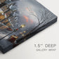 Night of Amber Icicles - Canvas Art Print