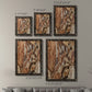 Tree Texture Triptych I - Premium Framed Canvas 2 Piece Set - Ready to Hang