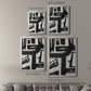 Inkwell Intersect II - Modern Framed Canvas Print