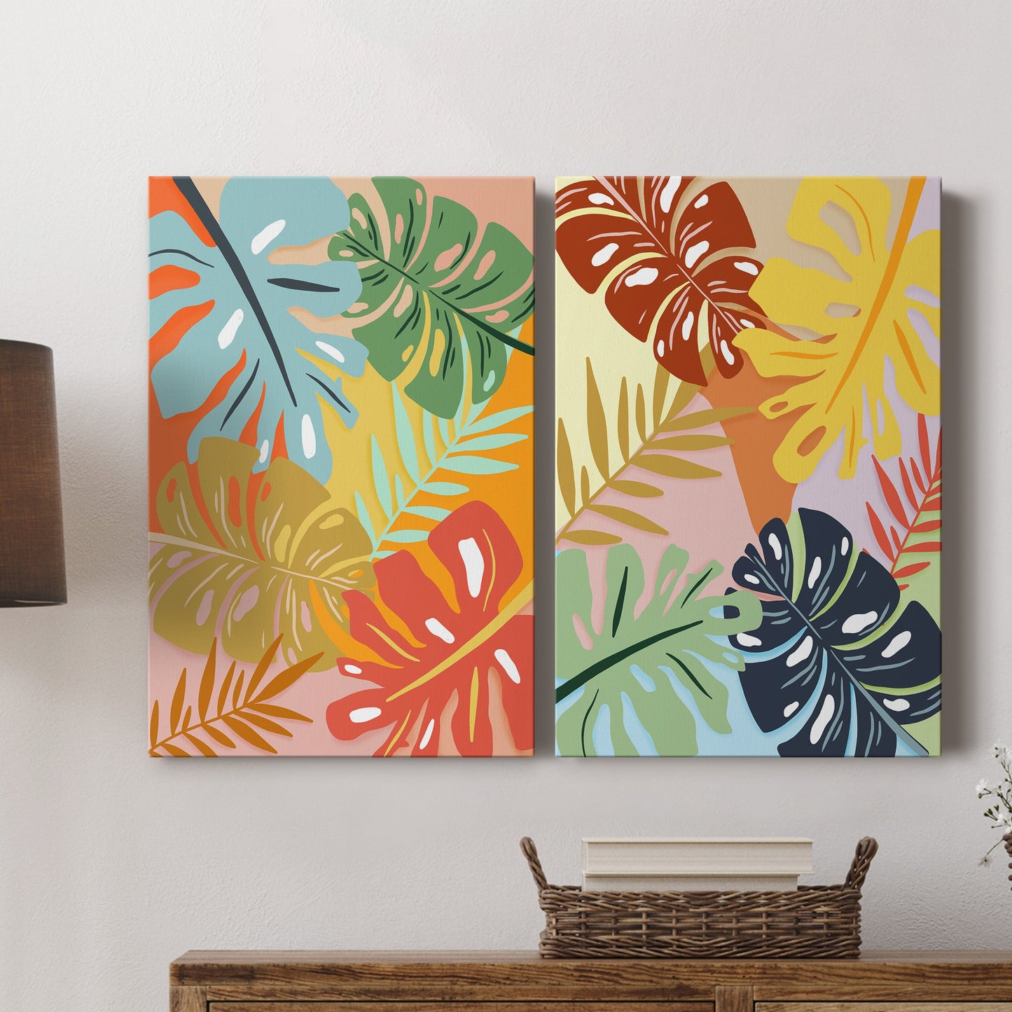 Tropical Foliage I Premium Gallery Wrapped Canvas - Ready to Hang