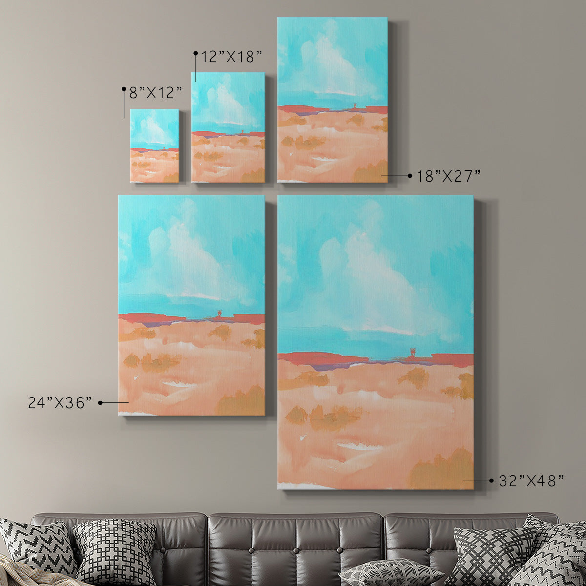 Wide Open Spaces II Premium Gallery Wrapped Canvas - Ready to Hang