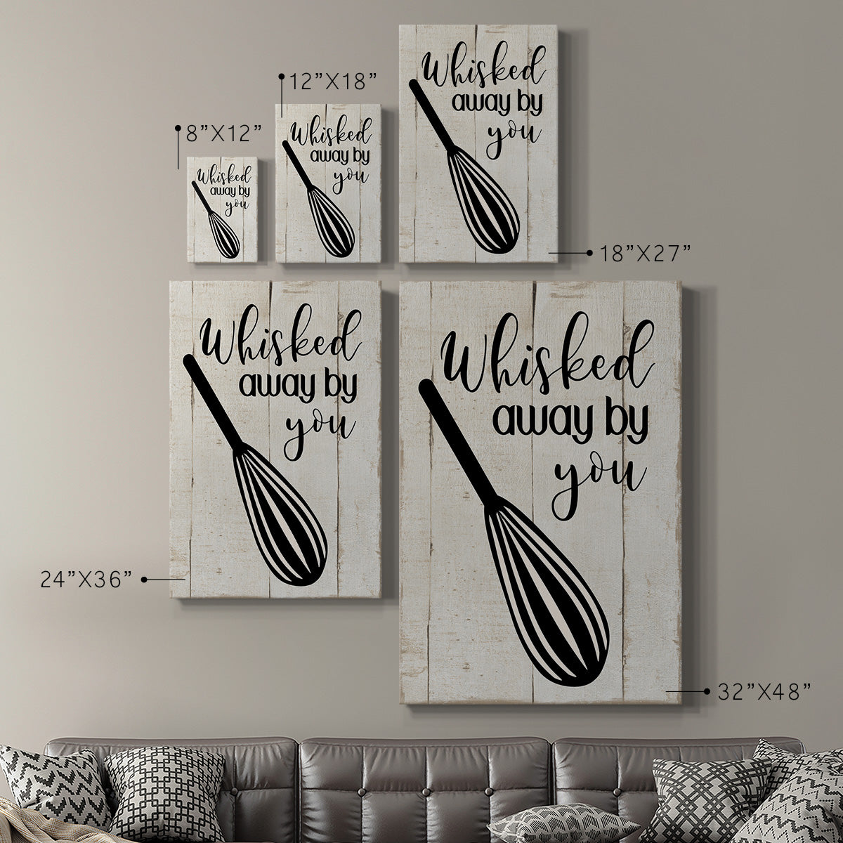 Whisked Away Premium Gallery Wrapped Canvas - Ready to Hang