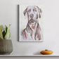 Sitting Dog I Premium Gallery Wrapped Canvas - Ready to Hang