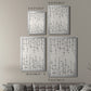 Vertical Arrangement I - Modern Framed Canvas Print