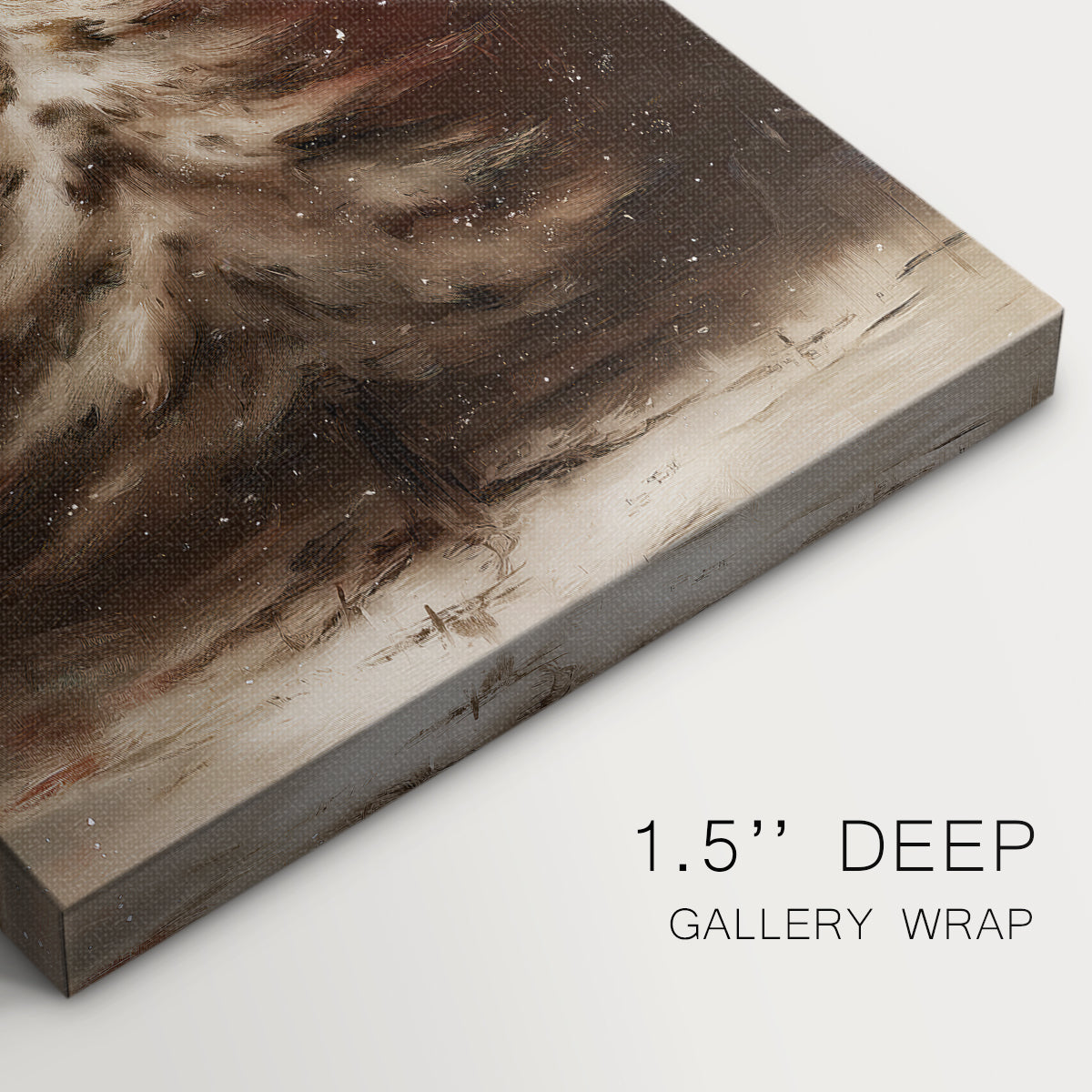 Cranberry Snow Green - Canvas Art Print