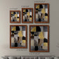 Size comparison chart for a set of two maple barnwood framed canvas prints.