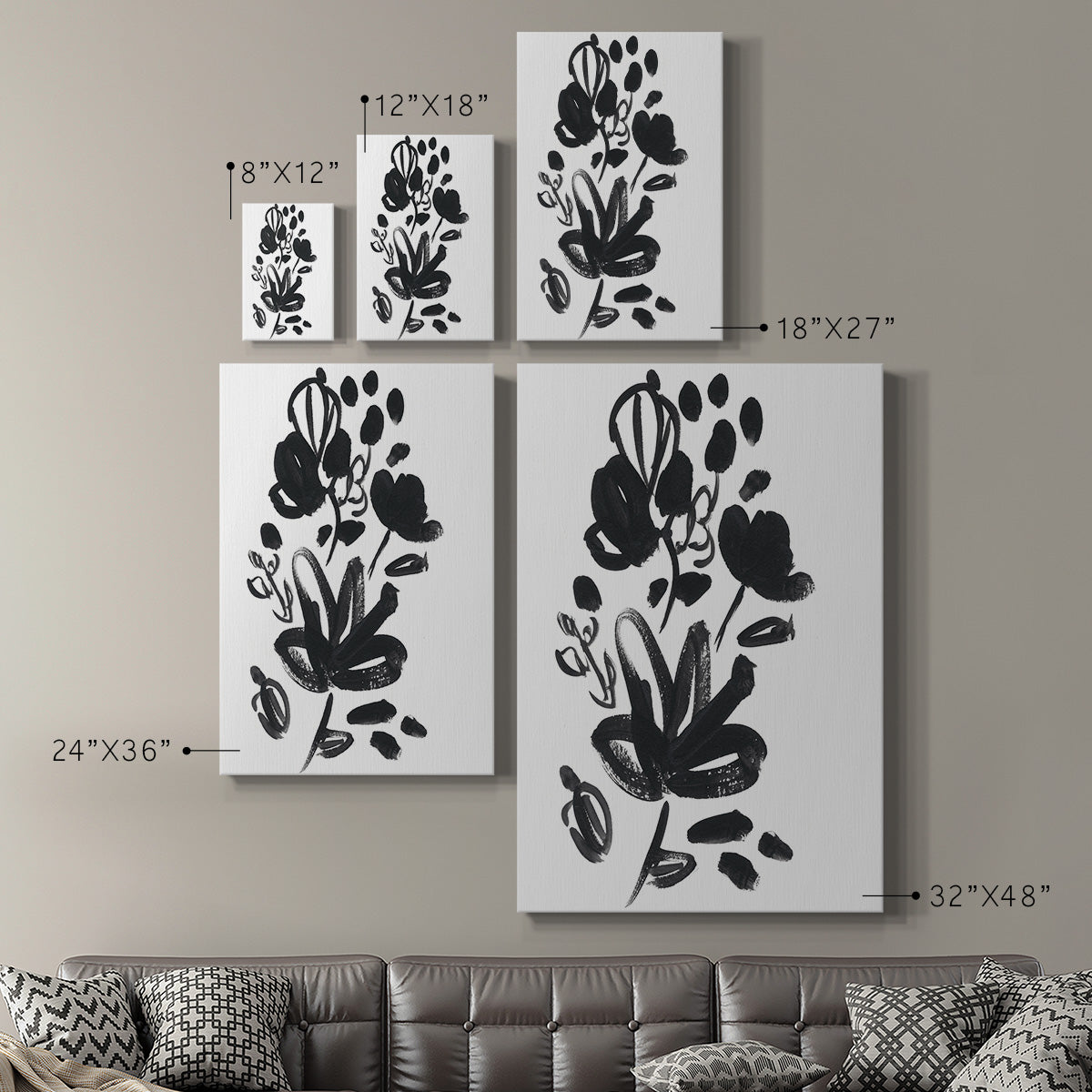 Cameo Bloom V - Canvas Art Print