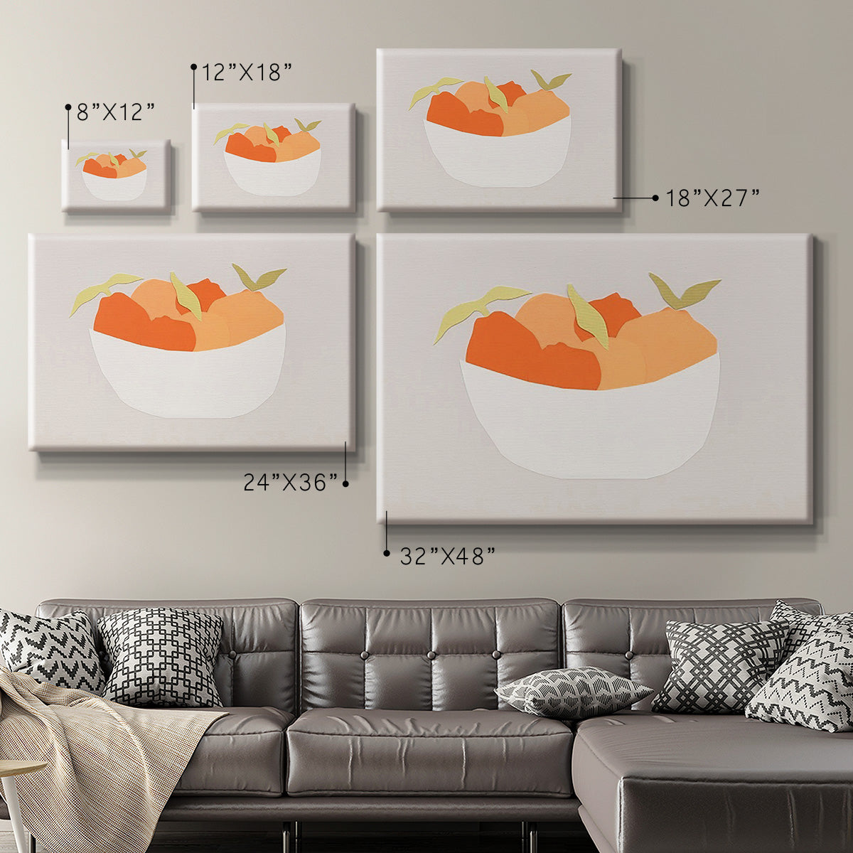 Sumo Citrus II Premium Gallery Wrapped Canvas - Ready to Hang