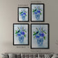 Blue Bouquet I - Modern Framed Canvas Print