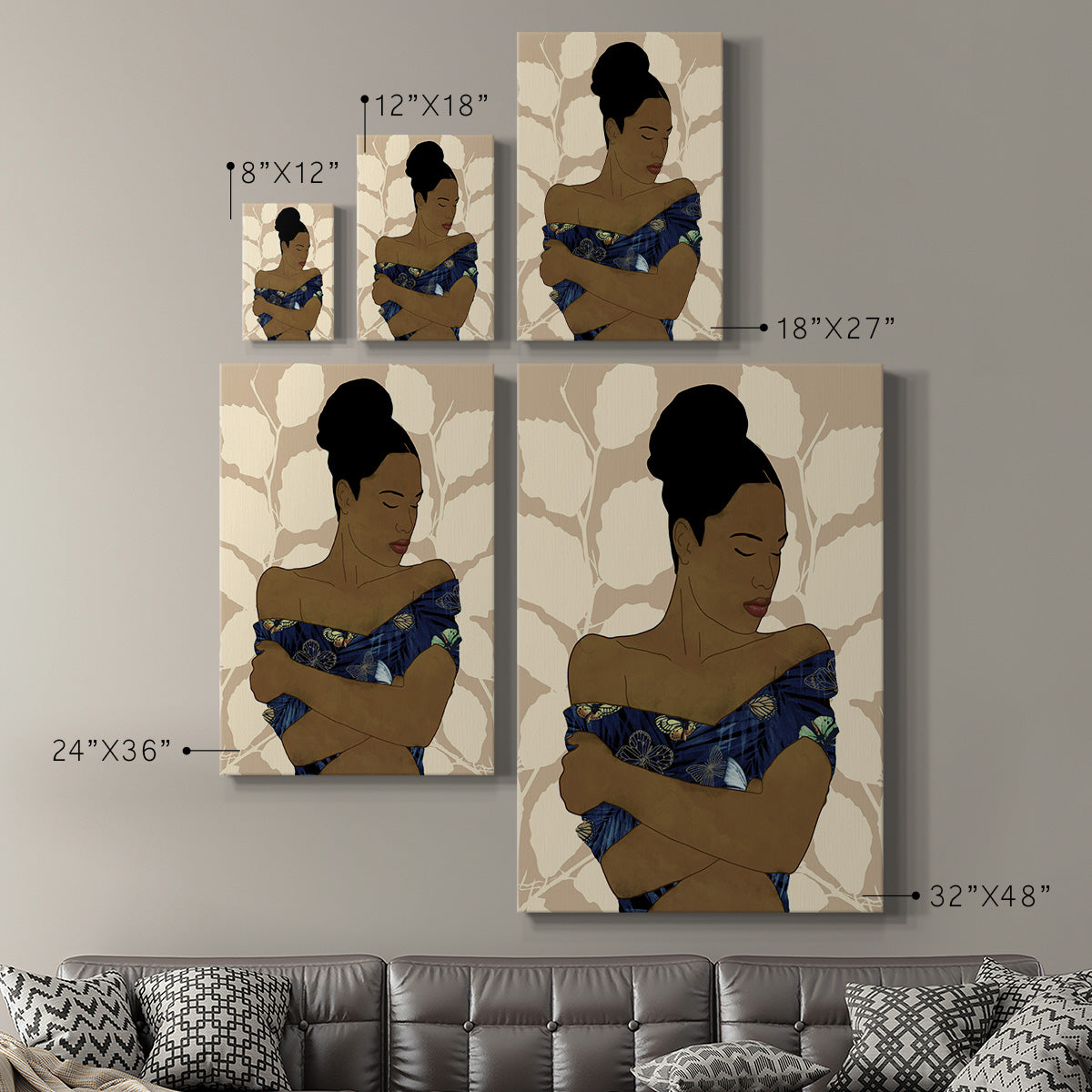 Ethnic Beauty II - Canvas Art Print