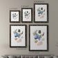 Size comparison chart for a set of two black barnwood framed canvas prints.