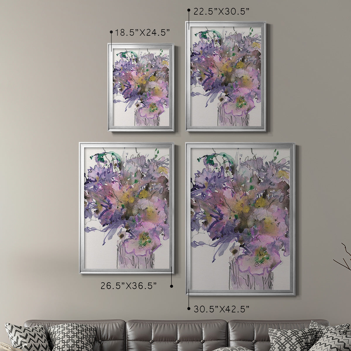 All that Glitters I - Modern Framed Canvas Print