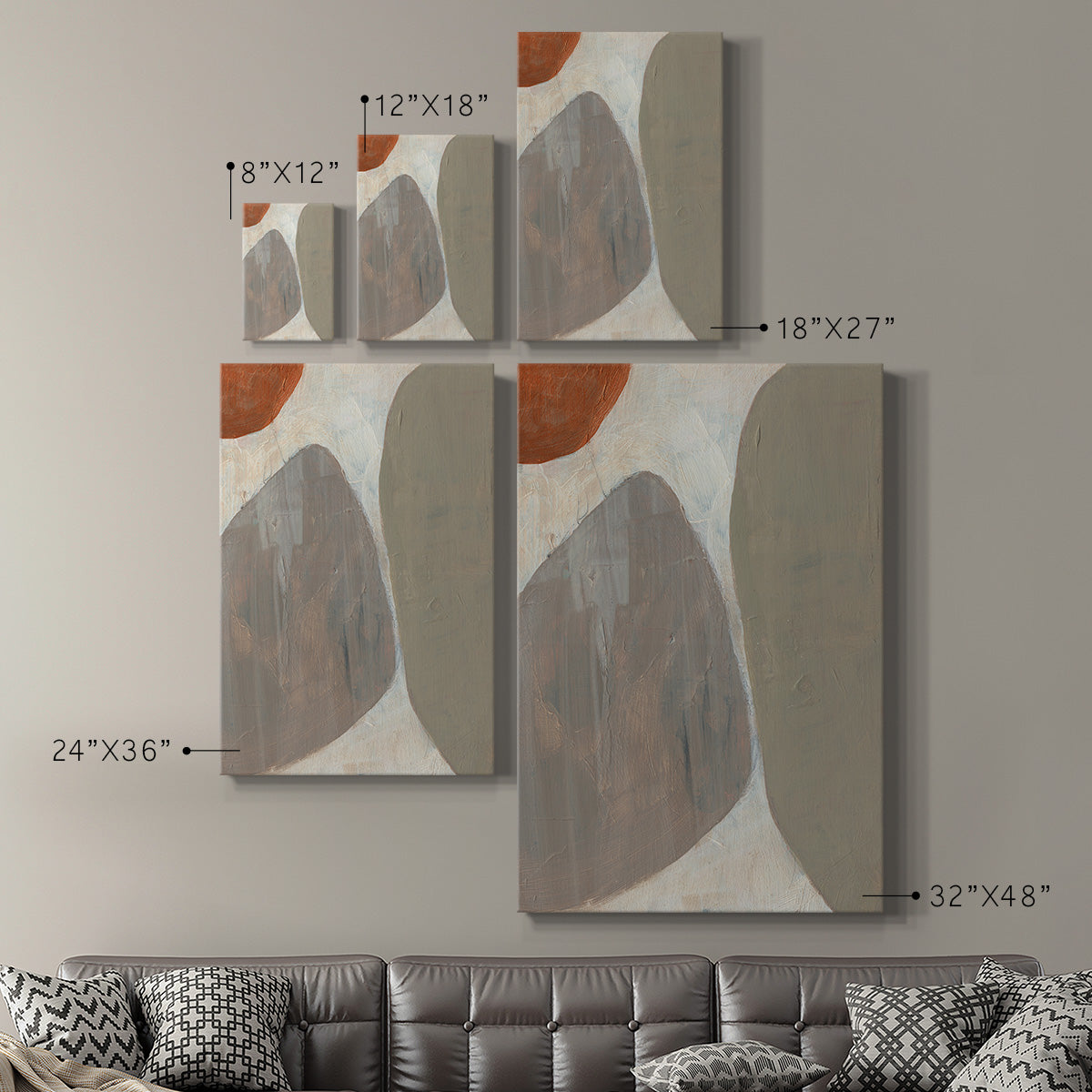 Three Stones I Premium Gallery Wrapped Canvas - Ready to Hang