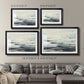 On The Stormy Seas - Modern Framed Art Print