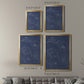 Serve the Lord Floral Sketch - Modern Framed Canvas Print