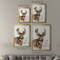 All Roads Lead Home Deer - Modern Framed Canvas Print