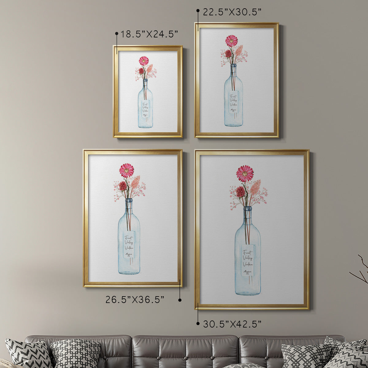 Frost Valley Vodka - Modern Framed Canvas Print