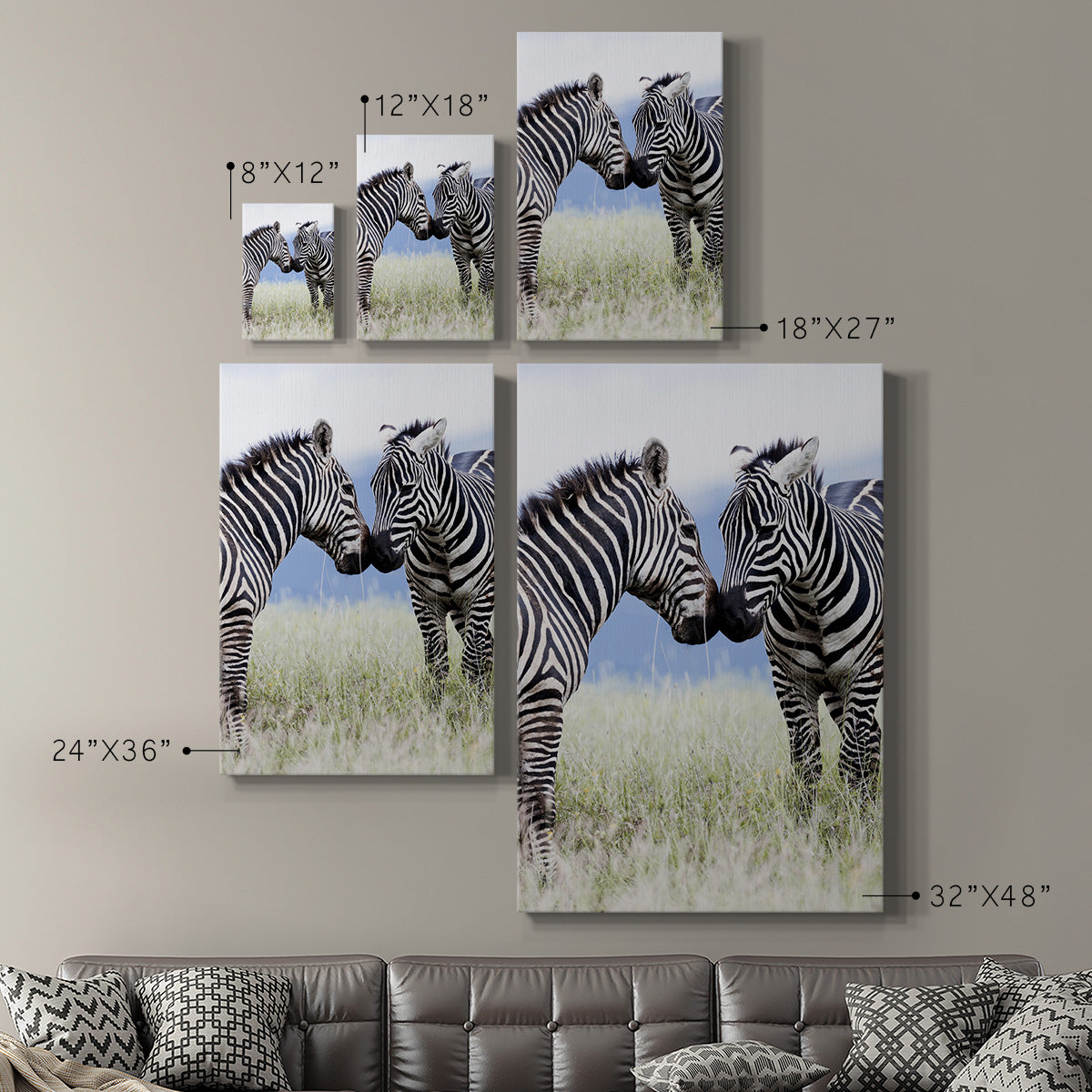 African Affection - Canvas Art Print