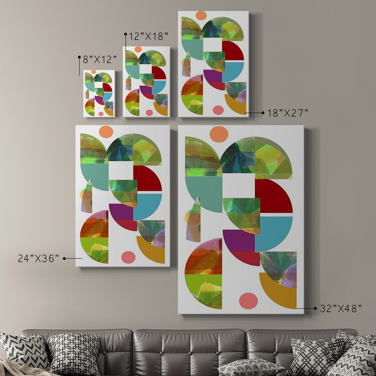 Dorset Shapes I Premium Gallery Wrapped Canvas - Ready to Hang