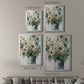 Floral Depth - Modern Framed Canvas Print