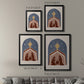 Boho Nativity I - Modern Framed Canvas Print