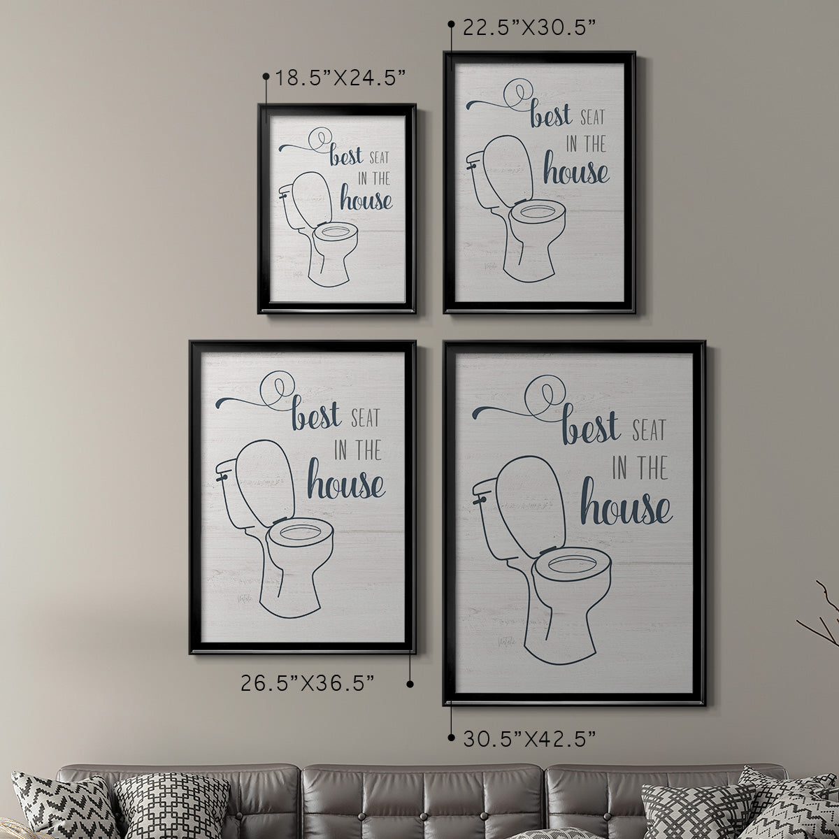 Best Seat - Modern Framed Canvas Print