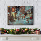 Paris Christmas - Premium Gallery Wrapped Canvas  - Ready to Hang