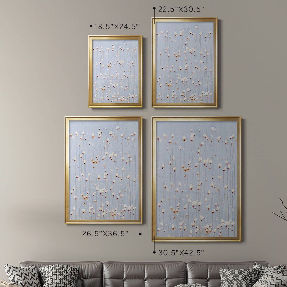 String Theory V1 - Modern Framed Canvas Print