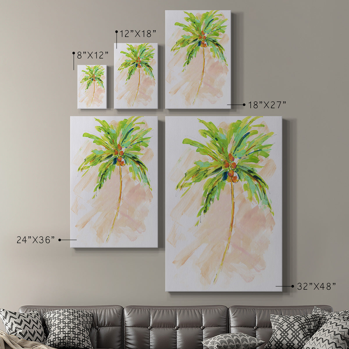 Coconut Palm II - Canvas Art Print