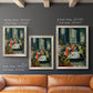 Classical historical painting of Alexander the Great by Donato Creti in an ornate champagne frame shown in multiple vertical size options.
