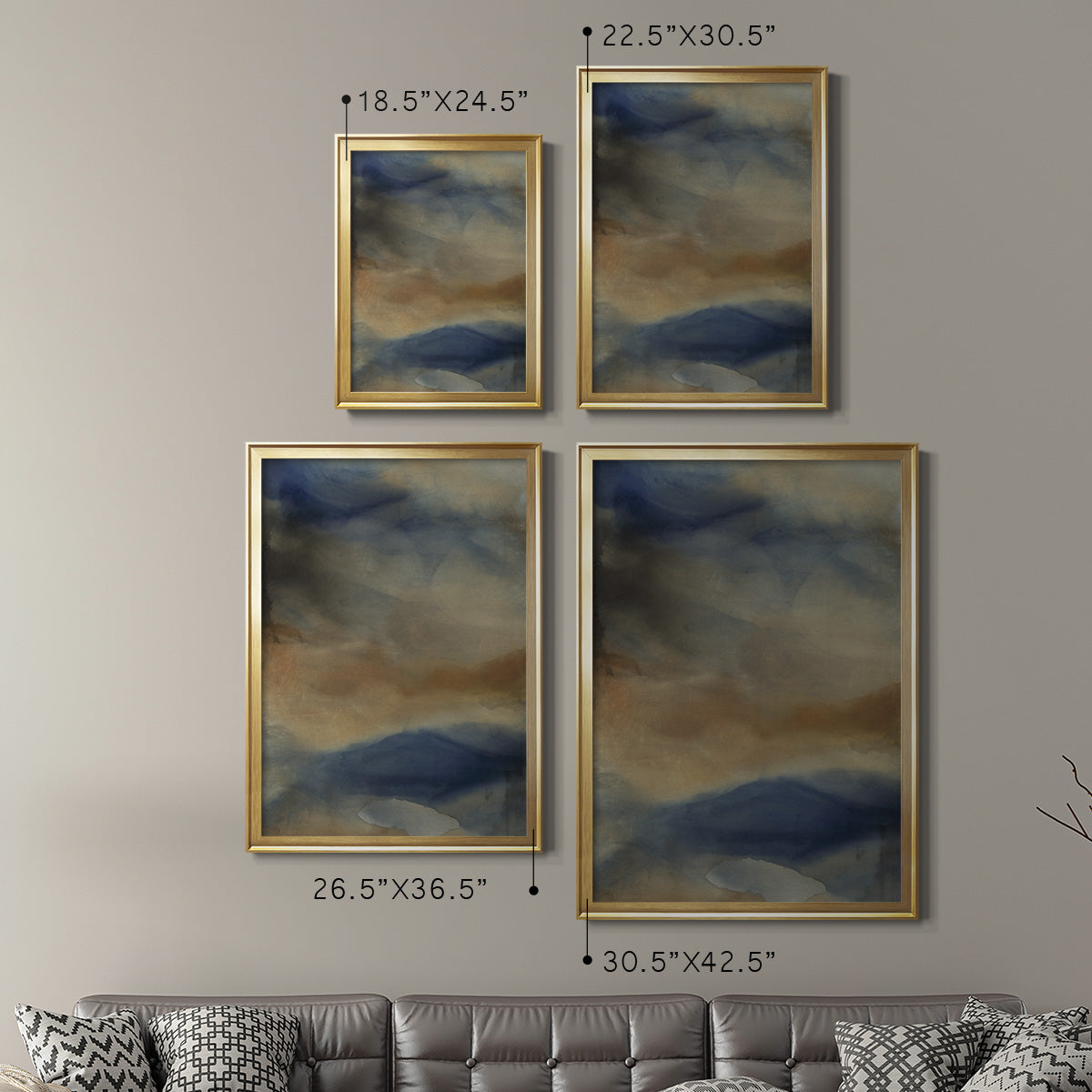 Reflection - Modern Framed Canvas Print