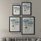Petite Blue Hydrangea II - Modern Framed Canvas Print