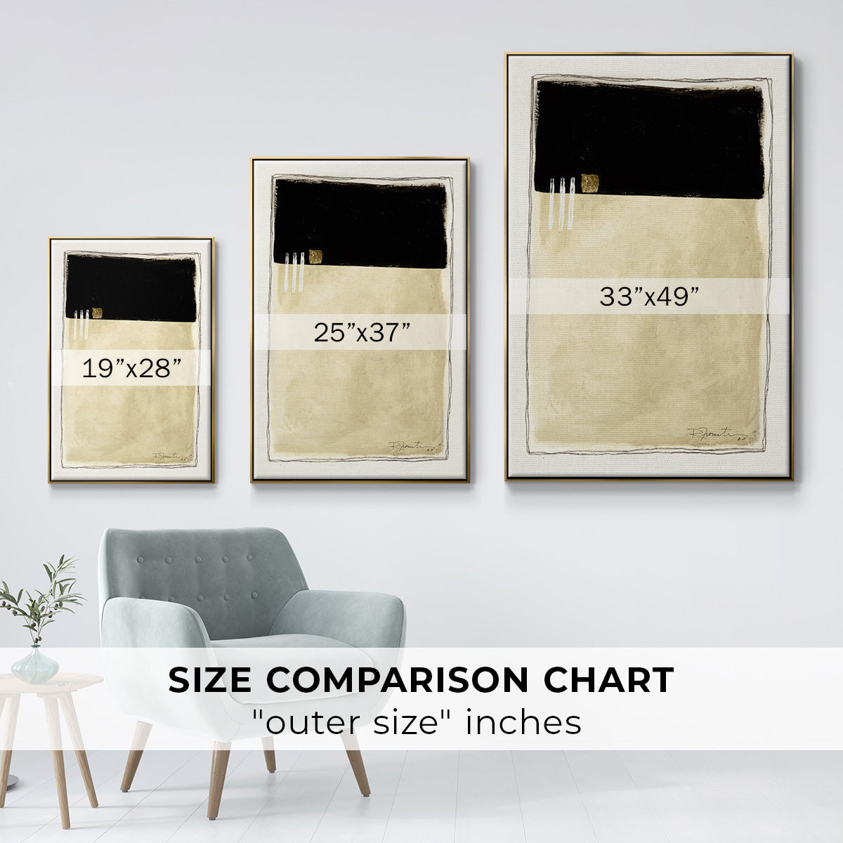 Inner Musing II - Floater Framed Canvas Print