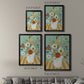 Joyful Blossoms I - Modern Framed Canvas Print