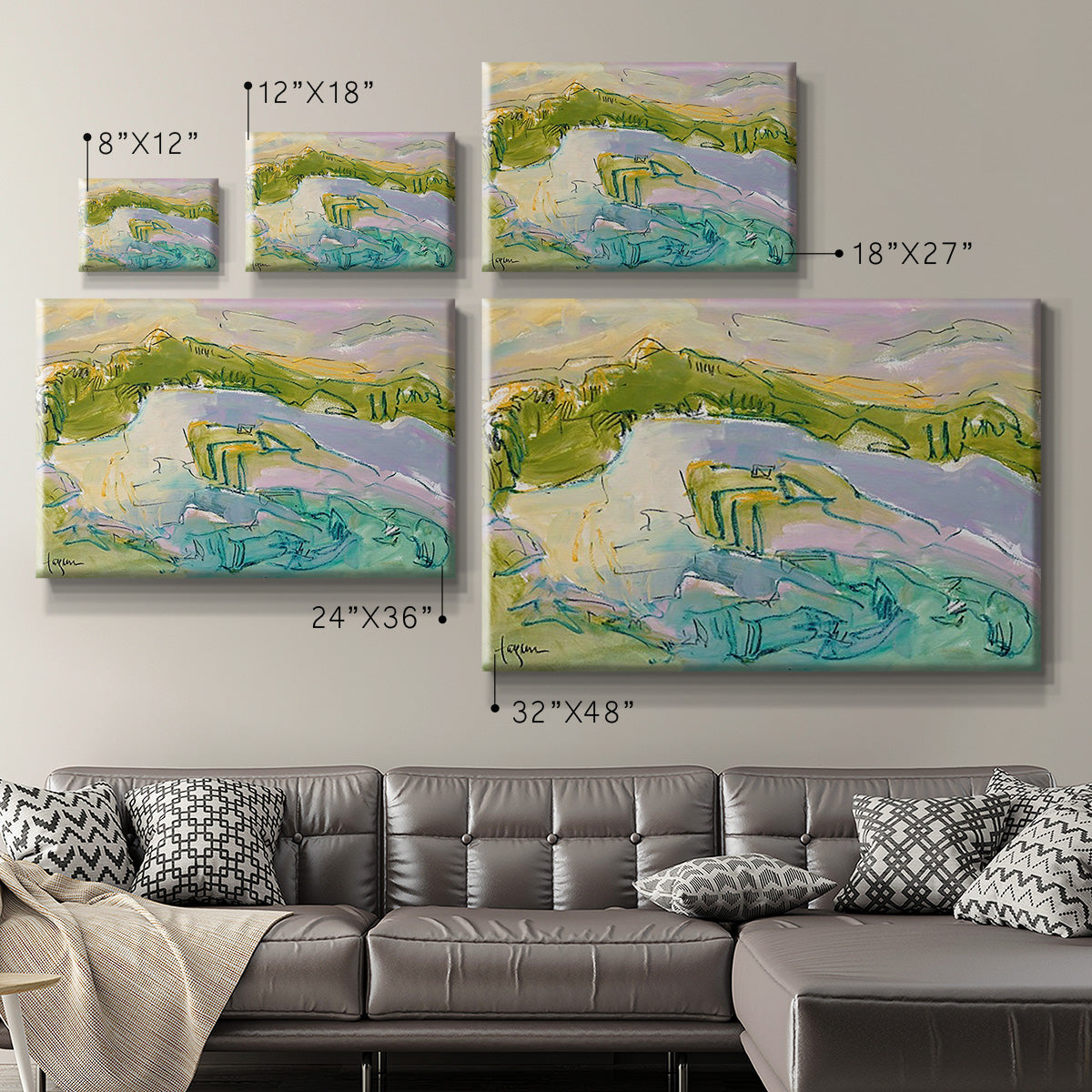 Treasured Island Premium Gallery Wrapped Canvas - Ready to Hang