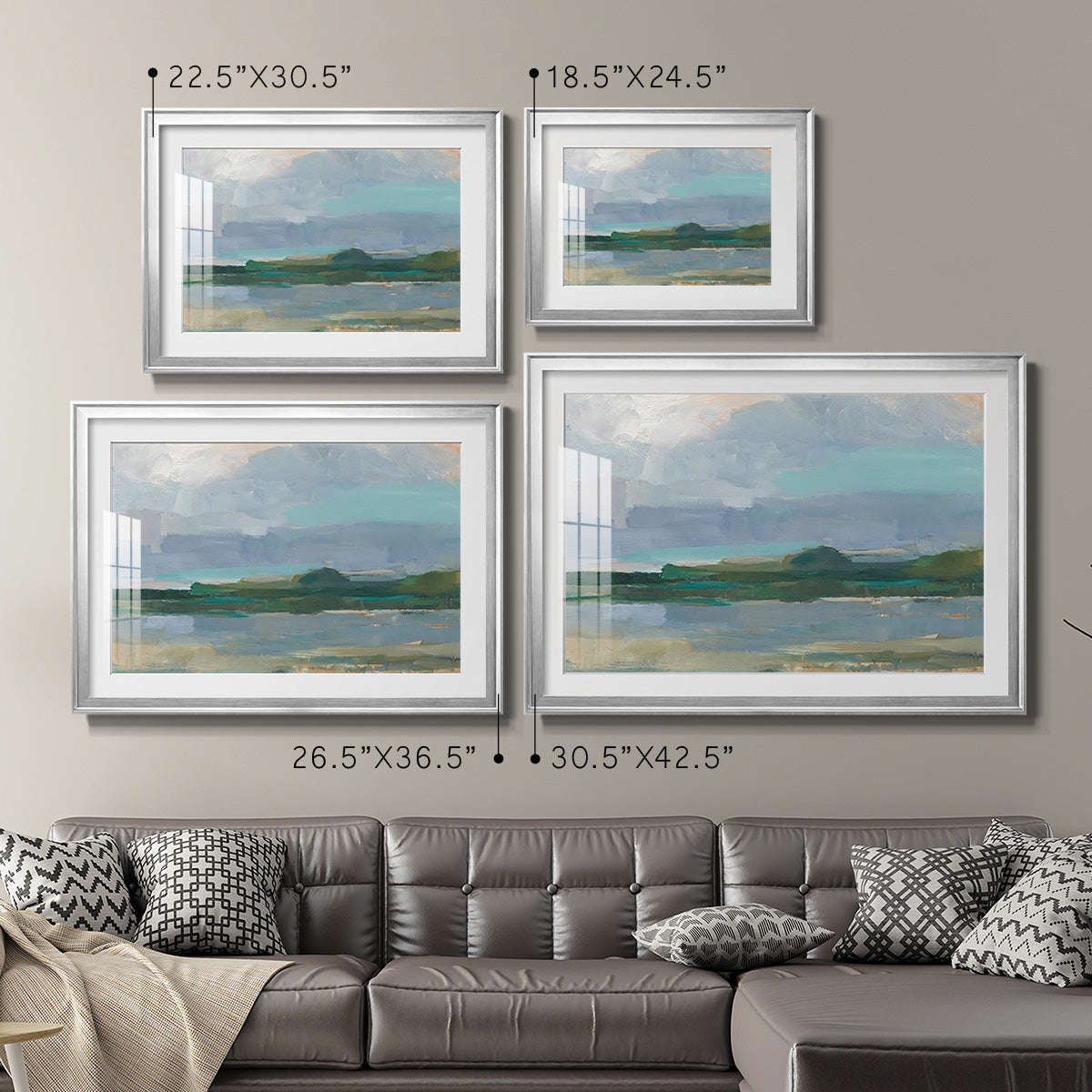 Twilight Vista Study I Premium Framed Print - Ready to Hang